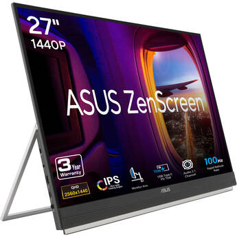 ASUS ZenScreen MB27ACF 27" 1440p Portable Monitor