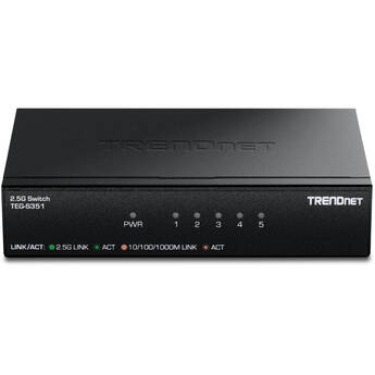 TRENDnet TEG-S351 5-Port 2.5G Unmanaged Network Switch