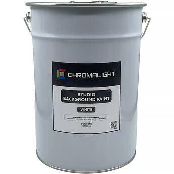 ChromaLight Cyclorama Studio Paint (White, 5 Gallons)