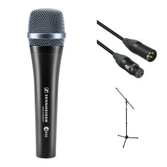 Sennheiser E935 Dynamic Handheld Vocal Mic with Stand & Cable Performance Kit