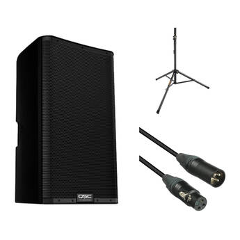 QSC K12.2 K.2 Series 12" 2000W Powered Speaker Kit with Stand and Cable