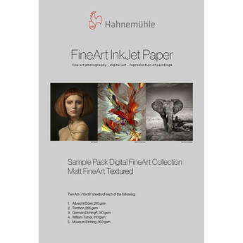 Hahnemuhle Matte Textured FineArt Inkjet Paper Sample Pack (13 x 19", 10 Sheets)