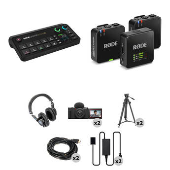 RODE RODECaster Video S All-in-One Production Console 2-Camera Creator Kit