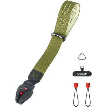 VSGO Black Snipe Casual Leisure Camera Wrist Strap (Avocado Glow, Short)