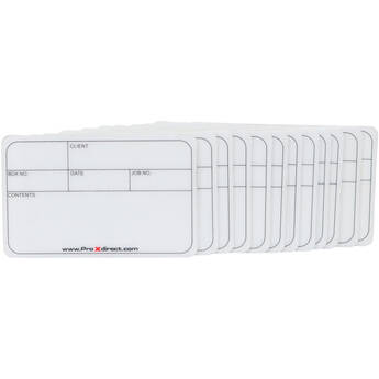 ProX Tour Case Label Self Adhesive Sticker (5 x 3", 12-Pack)