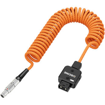 ZGCINE DT-LMS D-Tap to 2-Pin LEMO 0B Male Braided Power Cable (23.6")