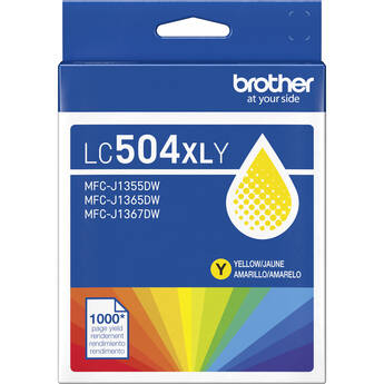 Brother LC504XL High Yield Ink Cartridge (Yellow)