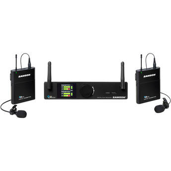 Samson Concert XD2 Presentation Two-Person Rackmount Digital Wireless Lavalier Microphone System (1.9 GHz)