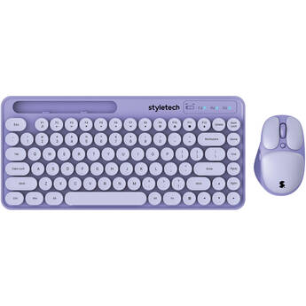 Styletech styletech MK520 Wireless Keyboard and Mouse Combo (Pastel Purple)