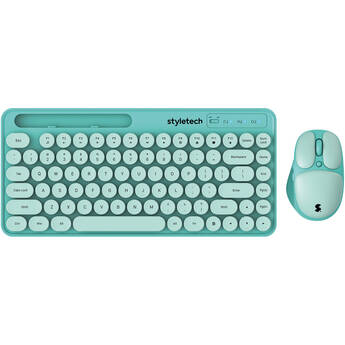 Styletech styletech MK520 Wireless Keyboard and Mouse Combo (Pastel Green)