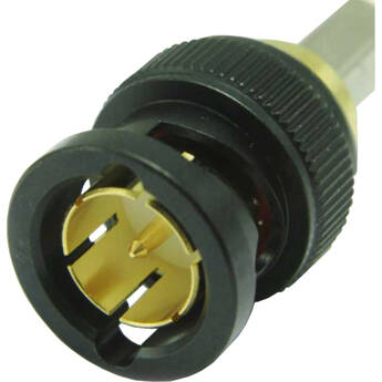 COAX Connectors BNC Ultra-HD Crimp/Crimp 12G Korus Plug for Belden 1855A/4855R (100-Pack)