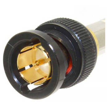 COAX Connectors BNC Ultra HD Crimp/Crimp 12G Korus Plug for Belden 1505A (100-Pack)