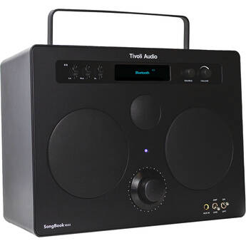 Tivoli SongBook MAX Portable Bluetooth Speaker with Built-In Preamp (Black)