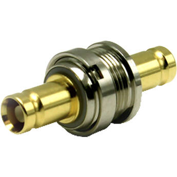 COAX Connectors DIN 1.0/2.3 Insulated Bulkhead Jack to Jack Adapter (75 Ohms, 12 GHz)