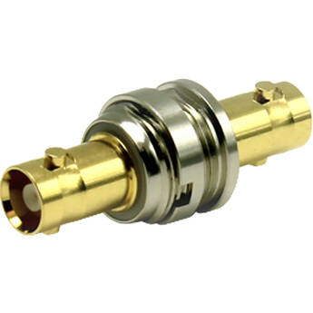 COAX Connectors Micro BNC Insulated Bulkhead Jack to Jack Adapter 75 Ohms