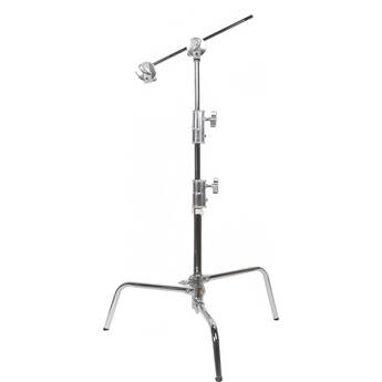CineGearFactory Turtle Base C-Stand Set (30", Silver)