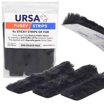 Remote Audio URSA Furry Strips (Black, 9-Pack)