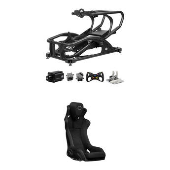 Cooler Master Dyn X All Around Professional Racing Simulator Bundle with Dyn X Racing Seat