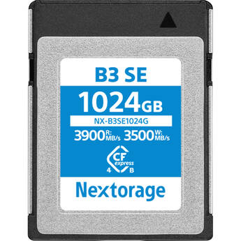 Nextorage 1TB NX-B3SE Series CFexpress 4.0 Type B Memory Card