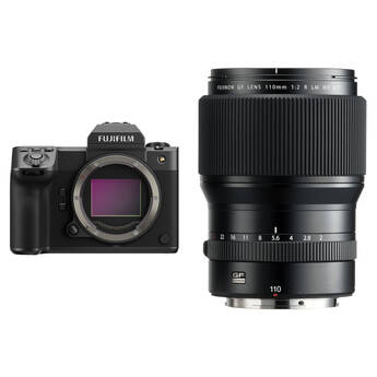 FUJIFILM GFX 100II Medium Format Mirrorless Camera with 110mm f/2 Lens Kit