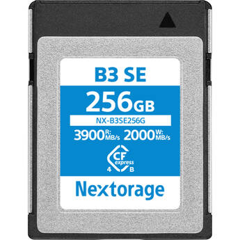 Nextorage 256GB NX-B3SE Series CFexpress 4.0 Type B Memory Card
