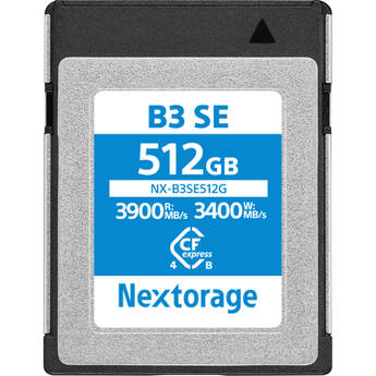 Nextorage 512GB NX-B3SE Series CFexpress 4.0 Type B Memory Card