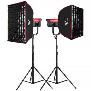 GVM SD300B AIO Bi-Color LED Monolight (2-Light Kit)