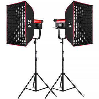 GVM SD500B AIO Bi-Color LED Monolight (2-Light Kit)