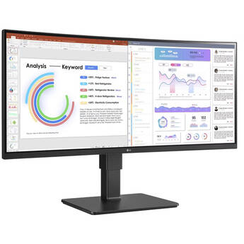 LG UltraWide 34BQ77QE-B 34" 1440p HDR Curved Monitor (2-Pack)