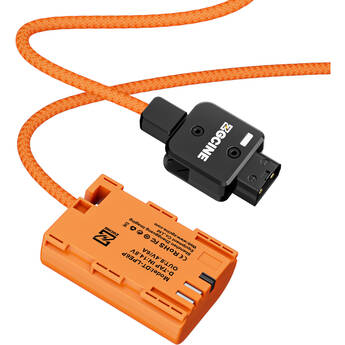 ZGCINE DT-LPE6P D-Tap to LP-E6P Braided Dummy Battery Cable (23.6")