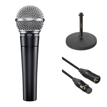 Shure SM58 Dynamic Voice-Over Microphone Kit
