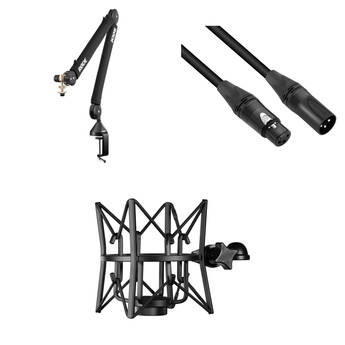 RODE PSA1+ Pro Studio Boom Arm Kit with XLR Cable and Shockmount for Rode Podcaster or Procaster Microphone