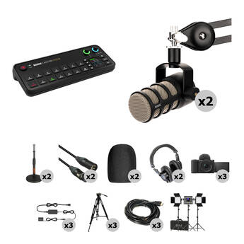 RODE RODECaster Video 3-Camera Podcasting Kit