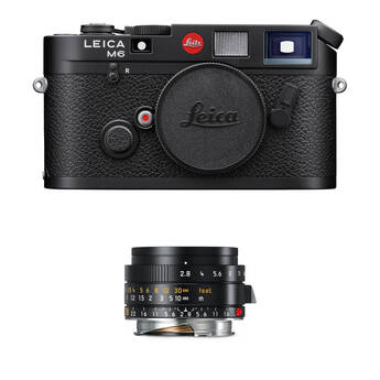 Leica M6 Rangefinder Camera with 28mm f/2.8 Lens Kit