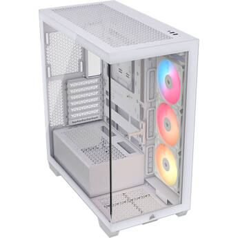 CORSAIR 3500X RS-R ARGB Mid-Tower ATX Desktop Case (White)