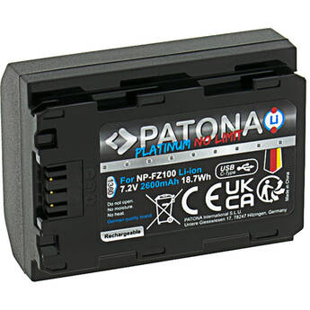 PATONA Platinum NP-FZ100 USB-C Battery (2600mAh)