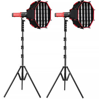 GVM PD60C RGB Pocket LED Monolight (2-Light Kit)