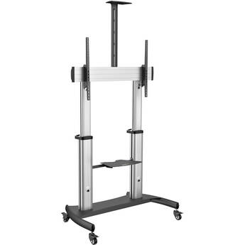 StarTech Heavy-Duty Rolling TV Stand for 60-100" Displays