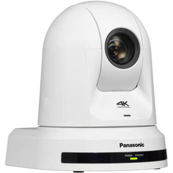 Panasonic UE40 4K30 HDMI NDI PTZ Camera with 24x Zoom & Auto Tracking (White)
