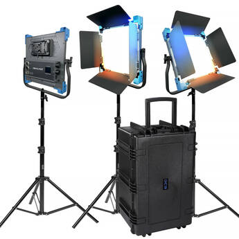 Dracast Pro Series II LED1000 Bi-Color LED Light Panel (3-Light Kit, V-Mount)