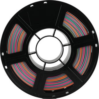 FlashForge 1.75mm PLA Silk Filament (2.2 lb, Rainbow Candy)