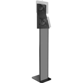 CTA Digital Dual Screen Floor Stand with Storage Compartment