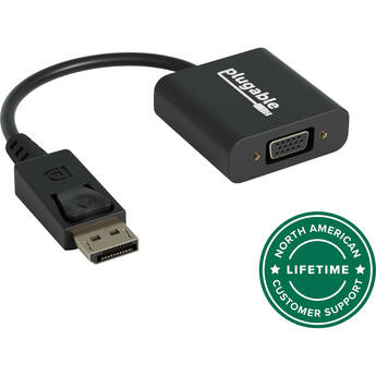 Plugable DisplayPort to VGA Passive Adapter