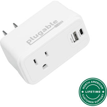 Plugable Wall Outlet Extender (White)