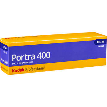 Kodak Professional Portra 400 Color Negative Film (35mm Roll Film, 36 Exposures, 5-Pack)