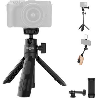 Neewer BASICS TP43 Mini Desktop Selfie Stick Tripod (Black)