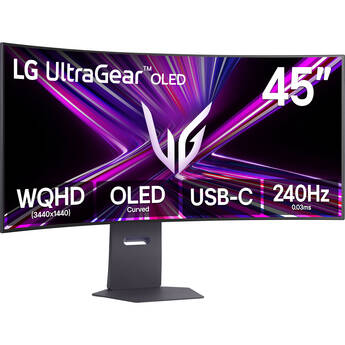 LG UltraGear OLED 45GX900A-B 44.5" 1440p HDR 240 Hz Curved Ultrawide Gaming Monitor