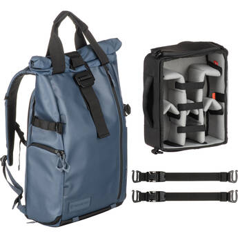 WANDRD PRVKE V4 Backpack Photo Bundle (Aegean Blue, 21L)