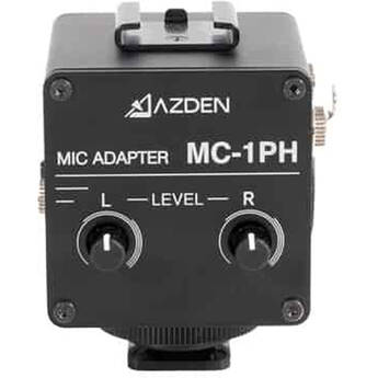Azden MC-1PH Phantom Power Compact Audio Microphone Adapter