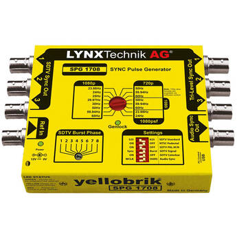 Lynx Technik AG yellobrik SPG 1708 Sync Pulse Generator with Genlock